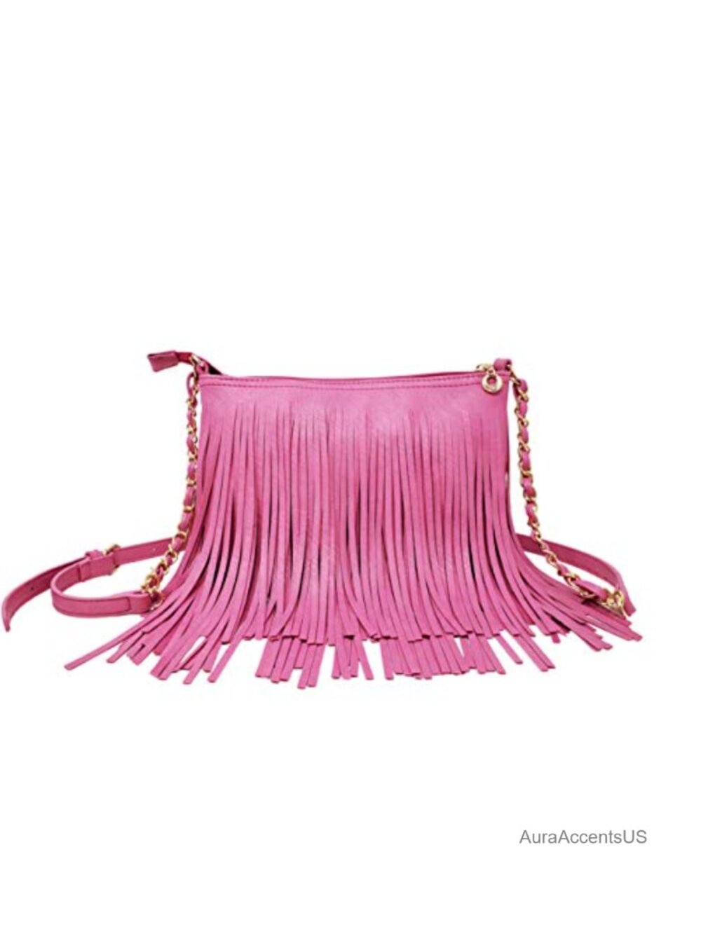 Fringe Crossbody Shoulder Bag Tassel Messenger Faux Leather Western Purse